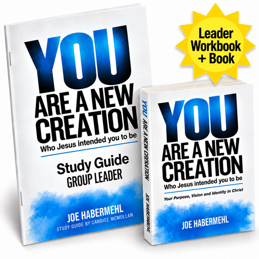 [Package Deal] You Are a New Creation - Paperback Book and Group Leader Study Guide Workbook (Copy)